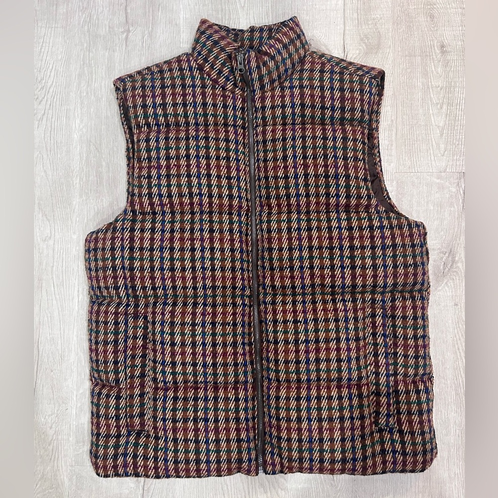 Plad design cotton thick vest